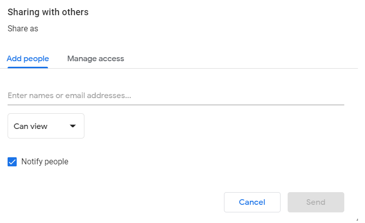 google data studio sharing permissions