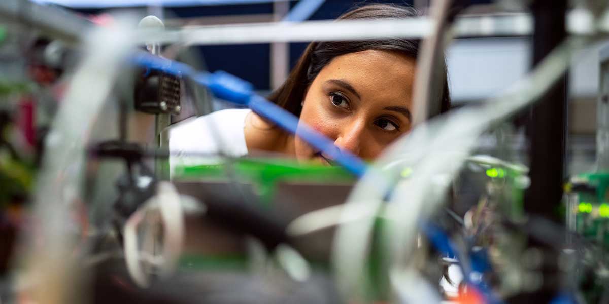 Level 7 Systems Engineer degree apprentice at work
