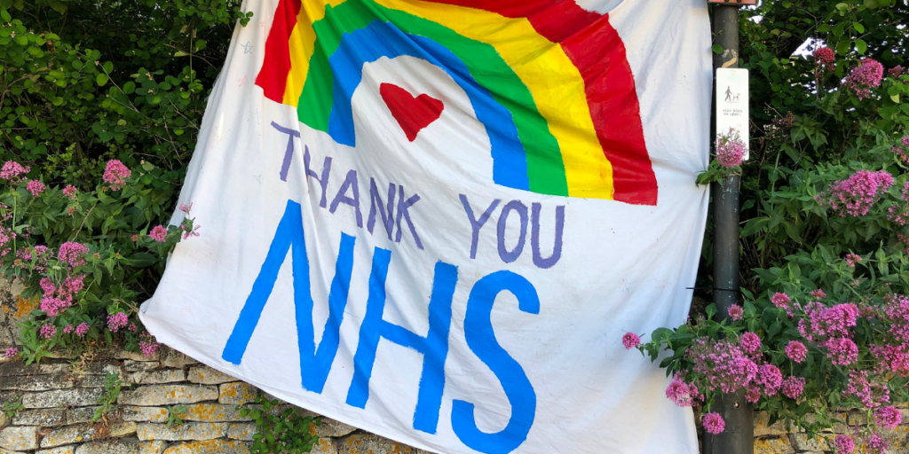 Thank you, NHS banner
