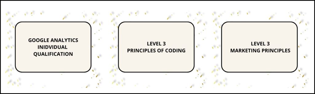The 3 key assessments within the Digital Marketing Apprenticeship programme