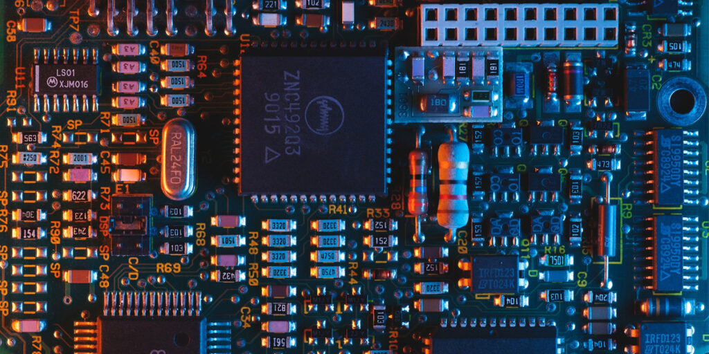 Image of Blue Circuit Board