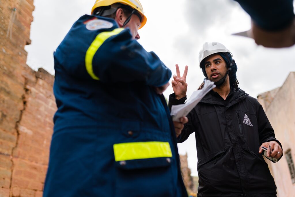 Two Level 4 Construction Site Engineering Technician Apprenticentices